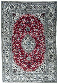 Nain Tappeto persiano 290 x 200 Rosso (Iran) Annodato A Mano