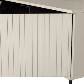 Mobile TV grigio chiaro in pino massiccio 150x56x44 cm New Gravure – WOOOD