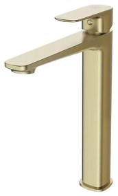 Cersanit S951-393 - Rubinetto del lavandino LARGA 29,5 cm oro