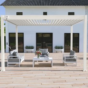 Pergola bioclimatica Ombréa autoportante 3x4M in alluminio (diversi colori)