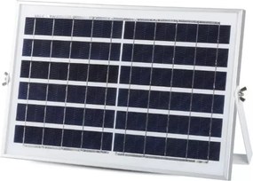 Faretto solare LED dimmerabile 12W 3,2V 6000K IP65 con telecomando