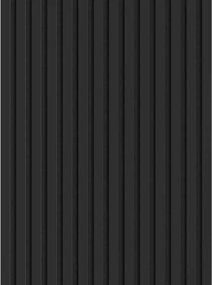 Mexen Lam-F lamelle acustiche da parete 275 x 31,5 cm, feltro 6 mm, Nero Opaco - S105-275317-2812-053