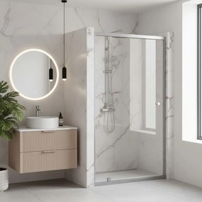 Porta doccia Rea Primo Swing 100 Chrome