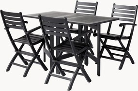Set da giardino in legno di mogano Butterfly 5 pz