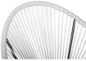 Poltrona da giardino bianca in rattan artificiale Avocado - Bonami Selection