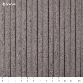 Letto matrimoniale imbottito marrone chiaro con contenitore con rete inclusa 180x200 cm Cube – Meise Möbel