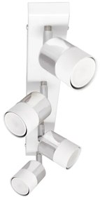 LED Luce Spot a LED TUBSSON 4xGU10/4,8W/230V bianco/cromo lucido
