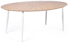 Tavolo da giardino con piano in legno d'arte, 190 x 115 cm Marienlist - Bonami Selection