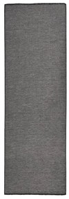 Tappeto Da Esterni A Tessitura Piatta 80x250 Cm Grigio /