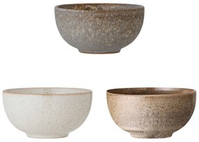 Ciotoline in set in gres 3 pz 700 ml Addison – Bloomingville