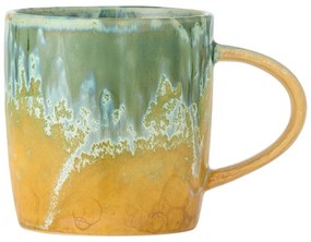 Tazzina gialla e verde chiaro in gres 400 ml Milani – Bloomingville