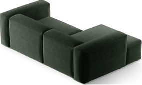 Divano angolare verde (con penisola a sinistra/con chaise lounge) Bergamo – Cosmopolitan Design