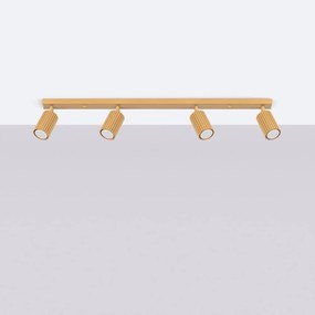 Faretto dorato 6,5x81 cm Gleam – Sollux