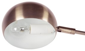 Lampada da pavimento in metallo color rame 210 cm FLINDERS Beliani