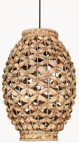 Lampada a sospensione a LED con luce regolabile in fibra naturale Griffin