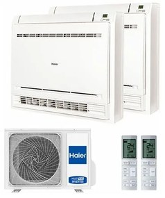 Haier - Climatizzatore Dual Console 12000+12000 con 2U50S2SM1FA R-32 a++/a+ 12+12