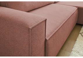 Divano letto angolare rosa (variabile) Nihad structural - Bobochic Paris