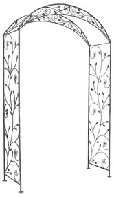 DORIAN - arco decorativo bianco ossidato