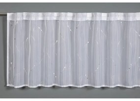 Tenda bianca 45x140 cm Jacquard - Gardinia