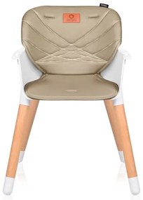 Lionelo - Seggiolone da pranzo 2 in 1 KOEN Beige sabbia