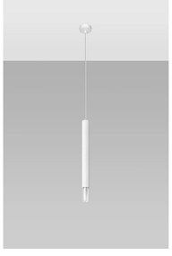 Lampadario bianco in metallo ø 8 cm Vittoria – Sollux