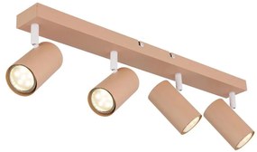 Globo 57911-4P - Faretto ROBBY 4xGU10/35W/230V arancione