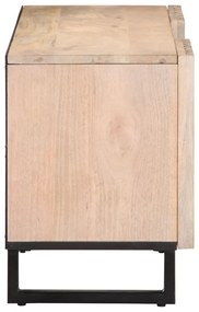 Mobile porta tv 105x34x46 cm in legno massello di mango