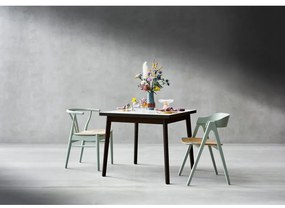 Tavolo da pranzo pieghevole bianco e nero in rovere Hammel , 90 x 90 cm Single - Hammel Furniture