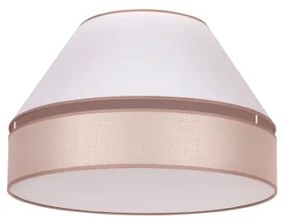 Duolla - Plafoniera AVIGNON 1xE27/15W/230V diametro 50 cm bianco/beige