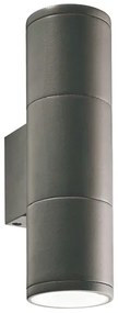 Ideal Lux - Applique da esterno GUN 2xGU10/35W/230V IP44 antracite