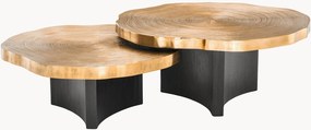 Set di 2 tavolini da salotto con piano in legno Thousand Oaks