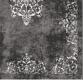 Set di tappetini per il bagno grigi 2 pz 60x100 cm – Foutastic