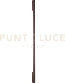 Applique led hercules corten in alluminio e diffusore in pc 47w 680...