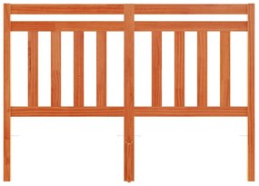 Testiera marrone cera 135 cm in legno massello di pino
