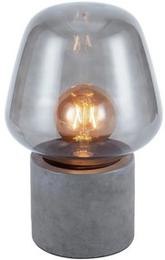 Nordlux - Lampada da tavolo CHRISTINA 1xE27/25W/230V calcestruzzo/grigio