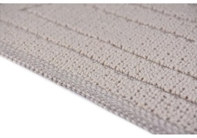 Passatoia per scale color crema in cotone set da 16 pz 25x65 cm Tablo Krem - Vitaus