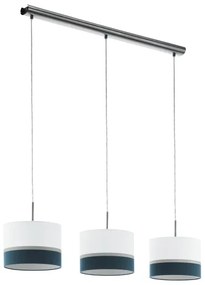 Eglo 38555 - Lampadario a sospensione con filo SPALTINI 3xE27/60W/230V