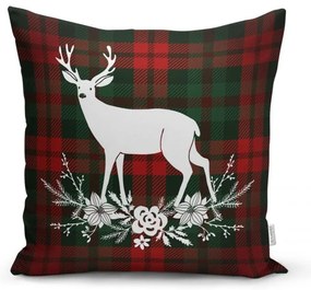 Set di 4 federe natalizie e runner da tavola Tartan Christmas - Minimalist Cushion Covers