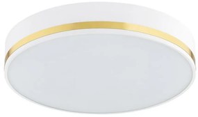 Argon 7034 - Plafoniera AMORE 2xE27/15W/230V diametro 25 cm bianco/oro