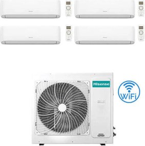Climatizzatore Condizionatore Hisense Hi Comfort Wifi R32 Quadri Split Inverter 7000 + 9000 + 12000 + 18000 btu con u.e. 5AMW105U4RQC Classe a++/a+