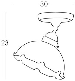 Kolarz 731.10.70 - Faretto NONNA 1xE27/75W/230V
