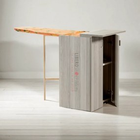 Mobile da stiro asse scomparsa legno Larice Grigio - JOLLY 2 ante
