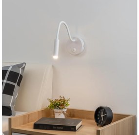 Brilagi - Lampada da parete flessibile a LED dimmerabile MAYA 1xG9/4W/230V bianco