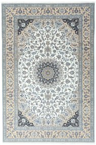 Nain Tappeto 330x220 Beige (Iran) Annodato A Mano
