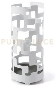 Portaombrelli flofilo bianco marmo in ferro  20x50h cm