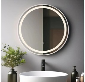 Globo 84035 - Specchio LED dimmerabile con retroilluminazione RIVAS LED/10W/230V d. 50 cm