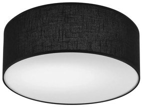 Plafoniera SIRJA DOUBLE 2xE27/15W/230V diametro 35 cm nero