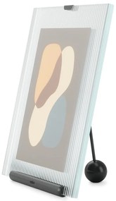 Cornice nera in vetro verticale con sostegno 19x23 cm Flute – Umbra