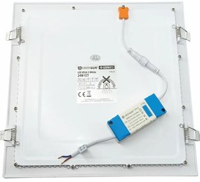 Lampada LED da incasso VEGA LED/24W/230V 2900/3900/5800K 30x30 cm bianco