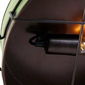 Plafoniera industriale verde 35 cm - Barril